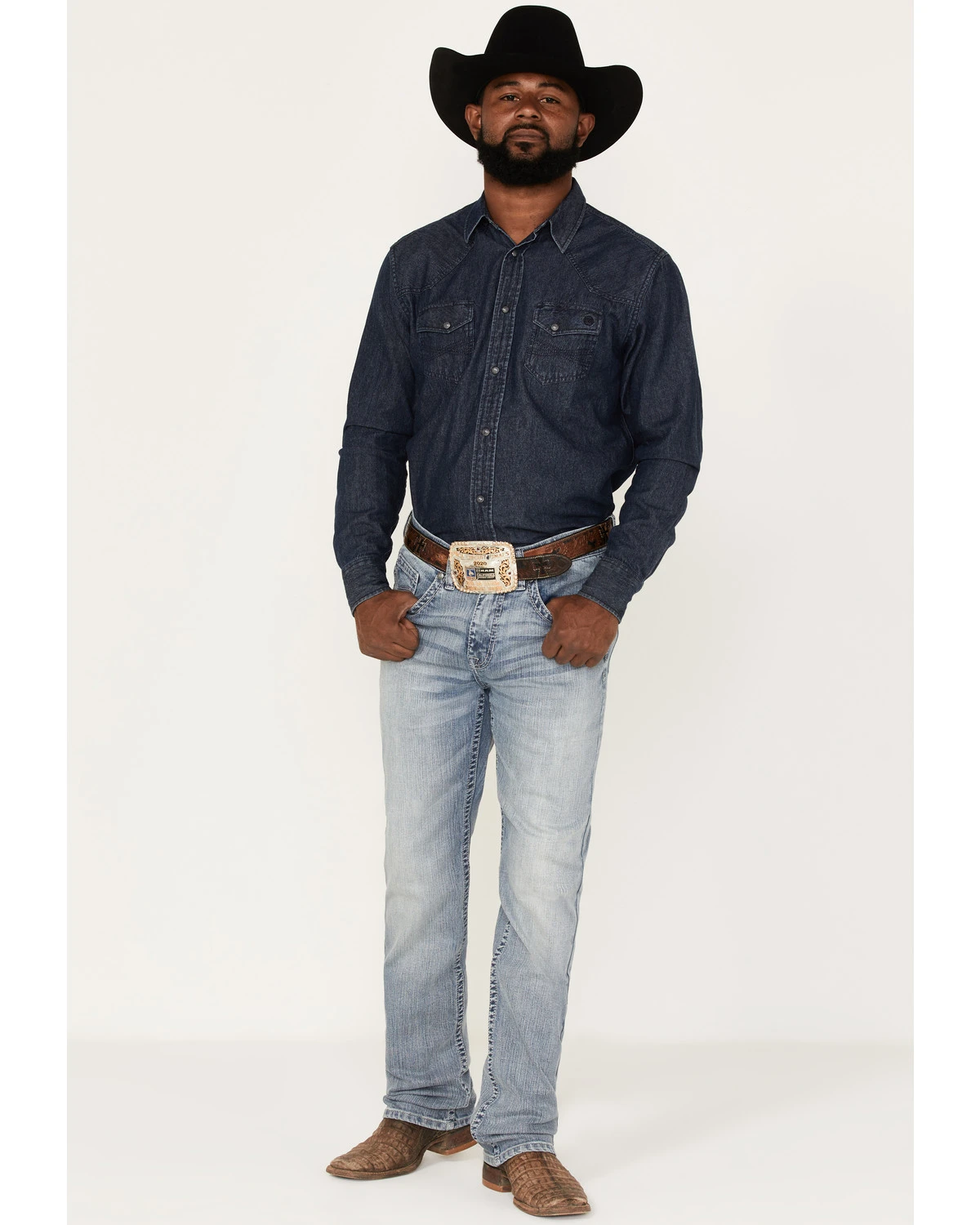 Cody James Men's Walker Light Wash Slim Straight Stretch Jeans 3 Cody James Men's Walker Light Wash Slim Straight Stretch Jeans