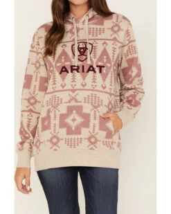 Ariat Women's Southwestern Print Logo Graphic Hoodie 8 Ariat Women's Southwestern Print Logo Graphic Hoodie -Optimal Clothing Store 2000374278 280 P3