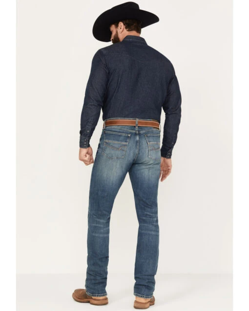 Wrangler 20x Men's 44MWX Cowboy Cut Medium Wash Slim Straight Stretch Denim Jeans - Image 3