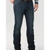 Wrangler Retro Men's Timber Dark Dark Wash Slim Fit Bootcut Stretch Denim Jeans -Optimal Clothing Store 2000374563 416 P1