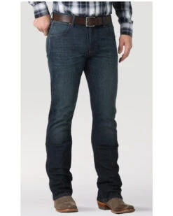 Wrangler Retro Men's Timber Dark Dark Wash Slim Fit Bootcut Stretch Denim Jeans