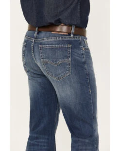 Rock & Roll Denim Men's Dale Brisby Double Barrel Medium Wash Relaxed Straight Vintage '46 Jeans -Optimal Clothing Store 2000375476 414 P2