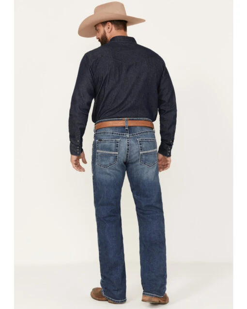 Ariat Men's M4 Relaxed Hugo Boot Cut Stretch Denim Jeans - Image 3