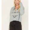 Ariat Women's Agave Garden Intarsia Southwestern Knit Zip Hooded Pullover -Optimal Clothing Store 2000377715 442 P1