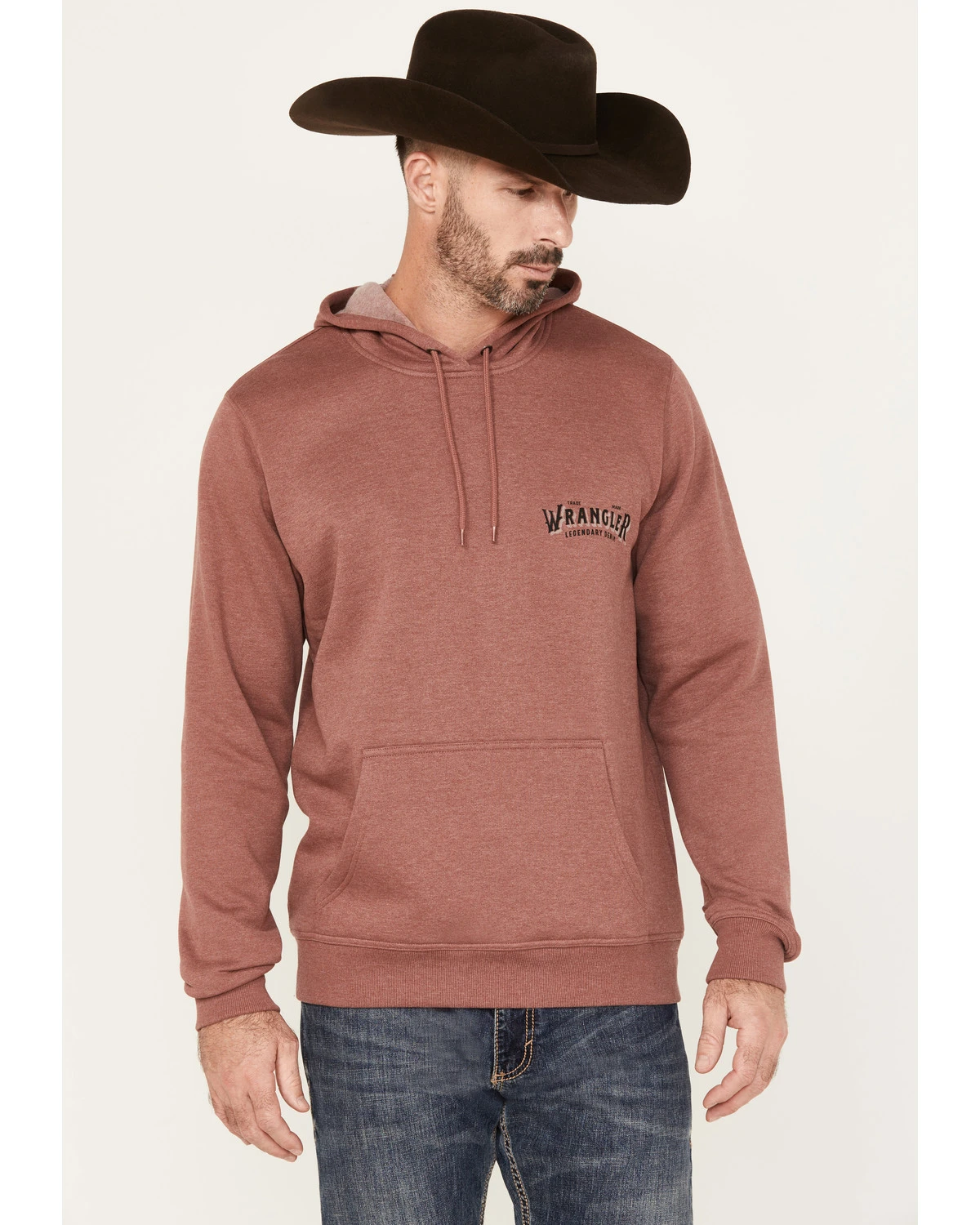 Wrangler Men's Buffalo Pullover Hooded Sweatshirt 3 Wrangler Men's Buffalo Pullover Hooded Sweatshirt