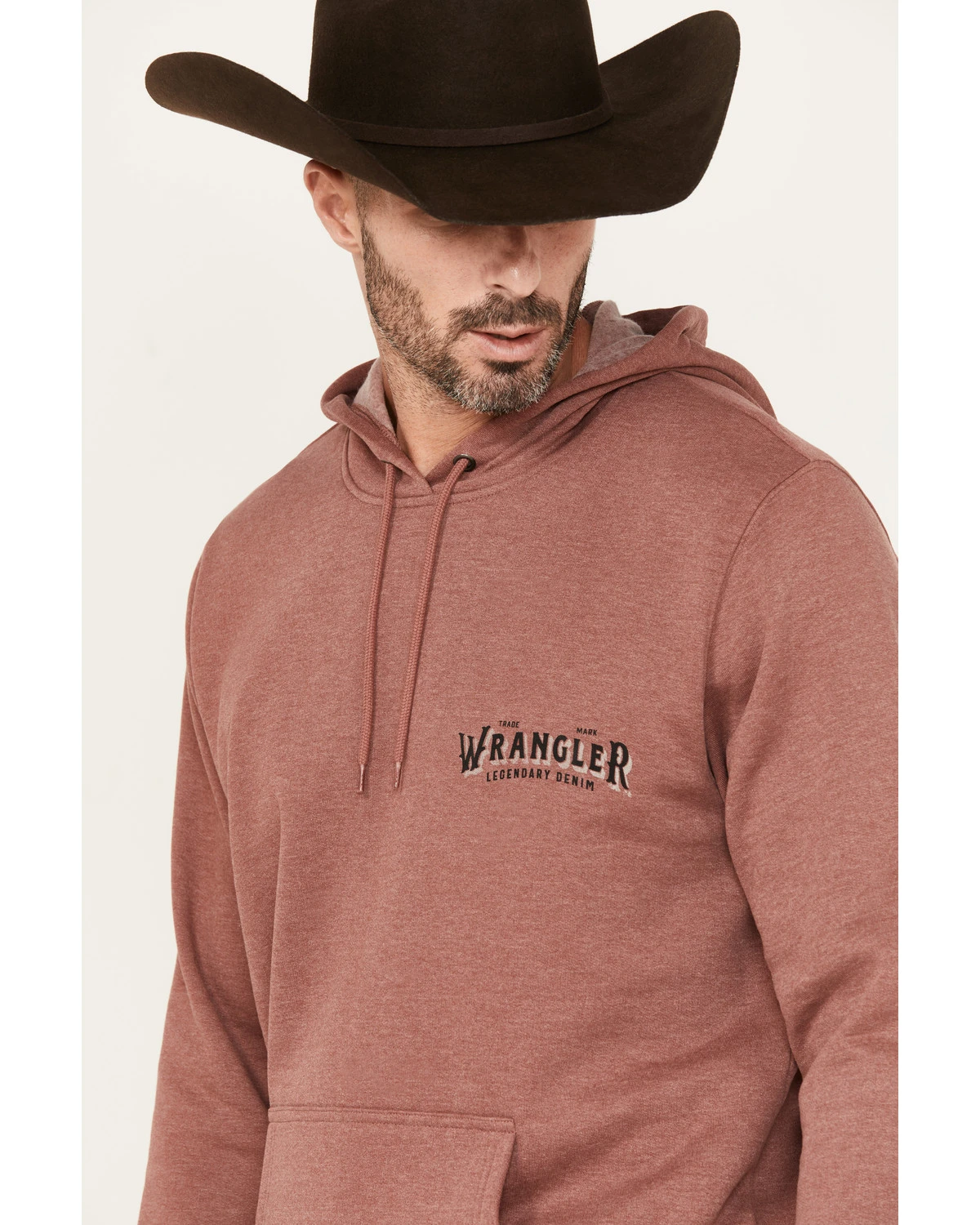 Wrangler Men's Buffalo Pullover Hooded Sweatshirt 4 Wrangler Men's Buffalo Pullover Hooded Sweatshirt - Image 2
