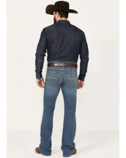 Cody James Men's Light A Shuck Medium Wash Relaxed Bootcut Stretch Denim Jeans 8 Cody James Men's Light A Shuck Medium Wash Relaxed Bootcut Stretch Denim Jeans -Optimal Clothing Store 2000381085 413 P3