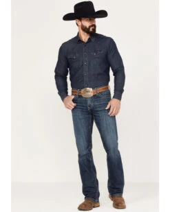Cinch Men's Ian Dark Wash Slim Bootcut Performance Stretch Denim Jeans