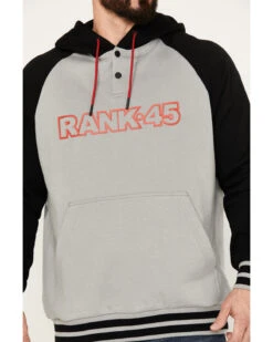 RANK 45 Men's Color Block Challenger Hooded Pullover -Optimal Clothing Store 2000383809 020 P3