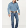 Cinch Men's Ian Medium Stonewash Slim Boot Performance Stretch Denim Jeans -Optimal Clothing Store 2000386396 402 P1
