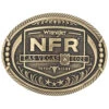 Montana Silversmiths Men's Bronze 2022 National Finals Rodeo Oval Belt Buckle -Optimal Clothing Store 2000387613 040 P1