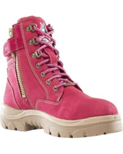 Steel Blue Women's Southern Cross Zip Work Boots - Steel Toe