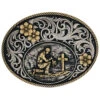 Montana Silversmiths Christian Cowboy In The Wilderness Attitude Belt Buckle -Optimal Clothing Store 2000396022 040 P1
