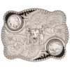 Montana Silversmiths Men's Antiqued Buffalo Nickel And Skull Buckle -Optimal Clothing Store 290921 03 P1