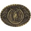Montana Silversmiths Men's Heritage Outdoor Series Wild Stag Carved Belt Buckle -Optimal Clothing Store 290C15 15 P1